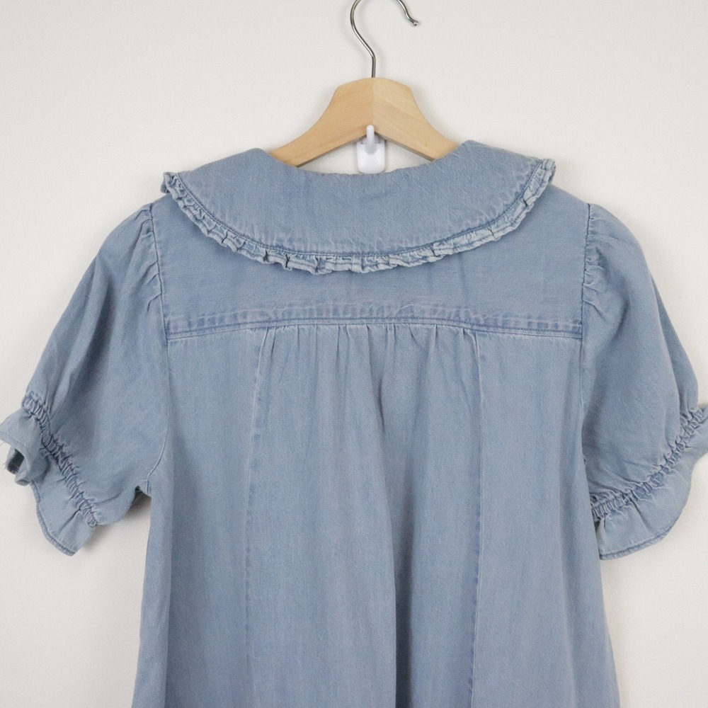 NWT Anthropologie Pilcro The Keira Denim Mini Dress Small - Picture 4 of 11